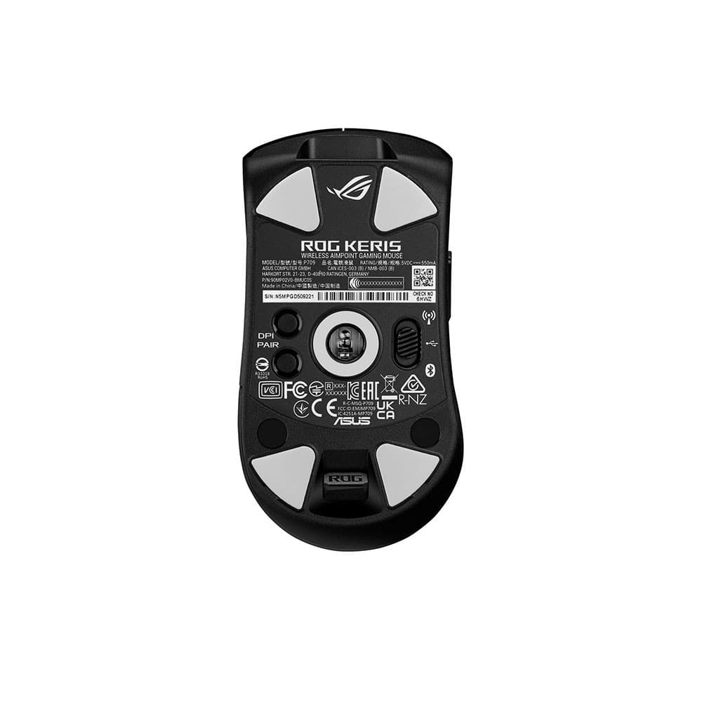 ASUS ROG Keris Wireless AimPoint Optical Hybrid Gaming Mouse Black - 90MP02V0-BMUA00 - Image 7