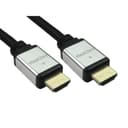 Xclio Cable trenzado HDMI 2.1 plateado/negro M/M negro thumbnail 2