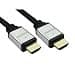 Xclio Cable trenzado HDMI 2.1 plateado/negro M/M negro - Image 3