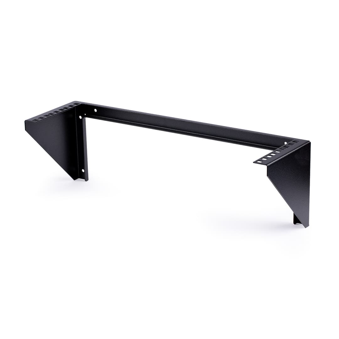 StarTech.com 3U 19” Wall Mount Vertical Rack Bracket, Wall Mount Patch Panel Bracket for Data/AV/IT/Computer Equipment, 3U Rack for Cabinet or Server Room, Supports 150lb (68kg) Capacity - Image 1