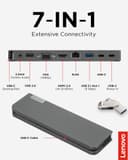 Lenovo USB-C Mini Dock - Black thumbnail 3