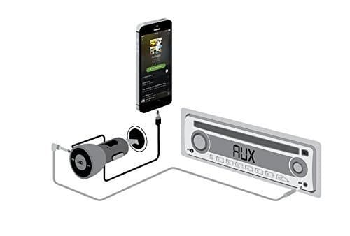 Griffin iTrip AUX/Lightning Car Charger Adapter with Autopilot - Black - Image 4