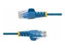 StarTech Slim LSZH CAT6 Patch Cable 1m Blue thumbnail 4