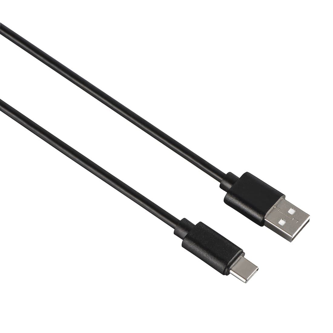 Hama 00200907 USB-A to USB-C Cable, USB 2.0, 0.9 m, Black