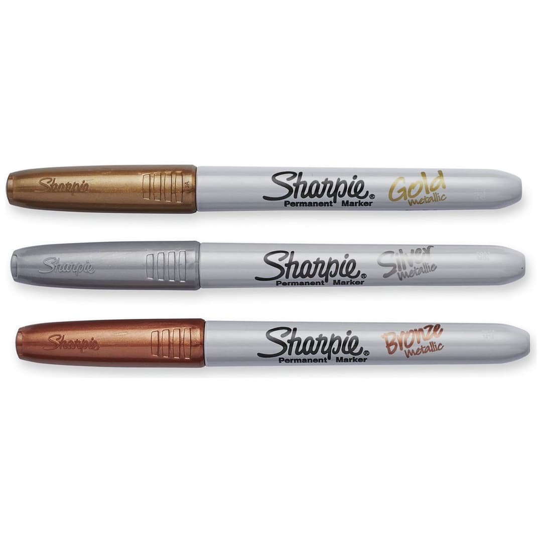 Sharpie Assorted Metallic Permanent Markers - 3 Pack - Image 2