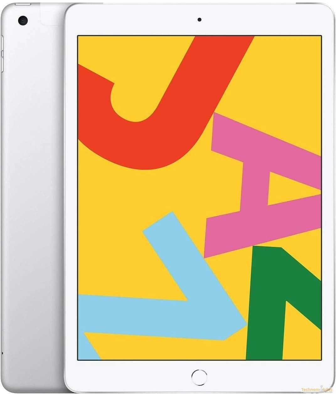 Apple iPad 7 Gen (10.2-inch, Wi-Fi + Cellular, 32GB) 2018-19 Silver - Image 1