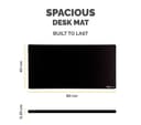 Fellowes Breyta Desk Mat 800 x 400 mm - Black thumbnail 2