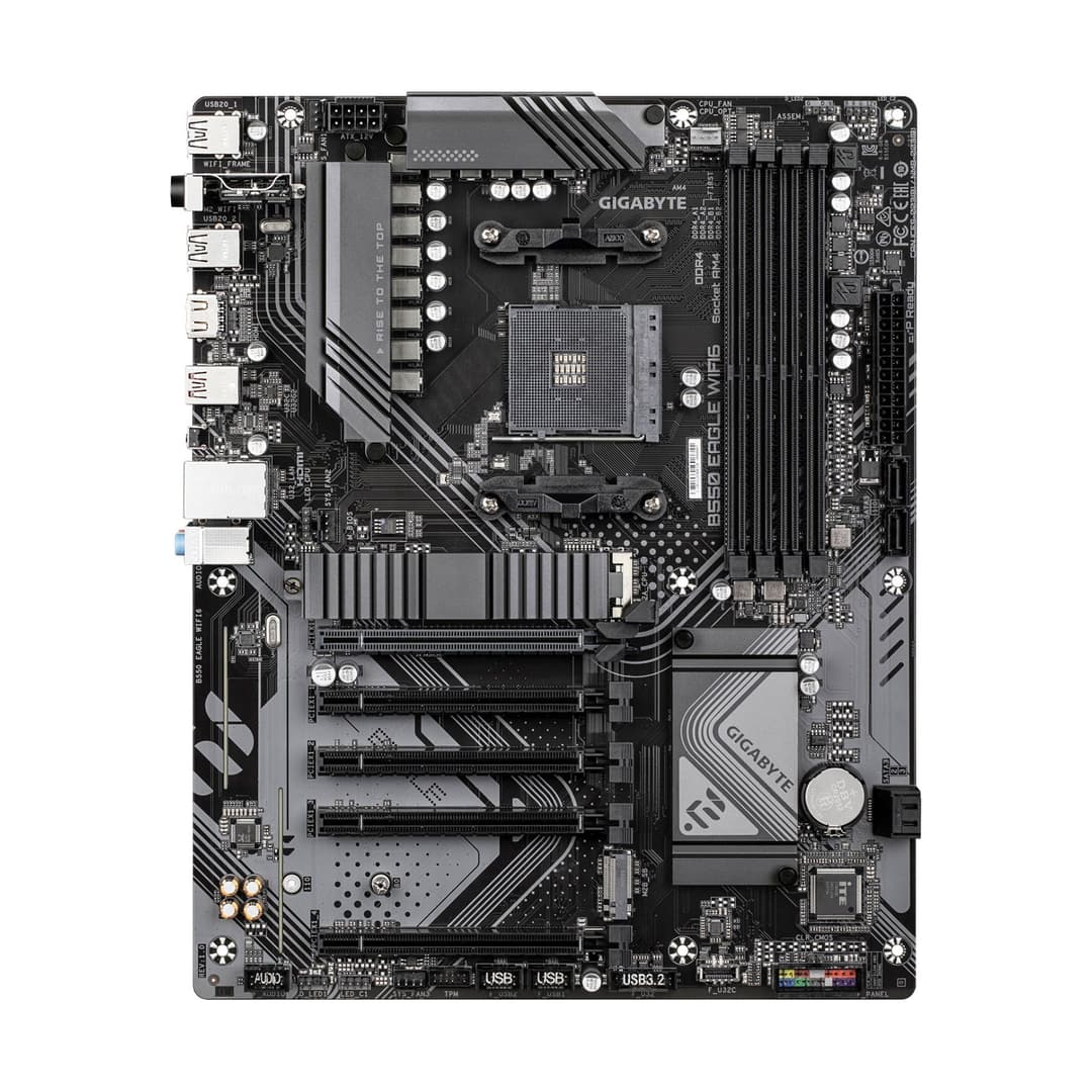 GIGABYTE B550 EAGLE WIFI6 ATX AMD Socket AM4 Motherboard - Image 2