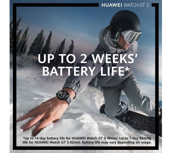HUAWEI Watch GT 3 Active - Black, 46 mm - Image 5