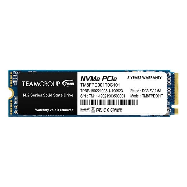 Team Group MP33 PRO M.2 2280 1 TB PCI Express 3.0 3D NAND NVMe SSD - Image 1