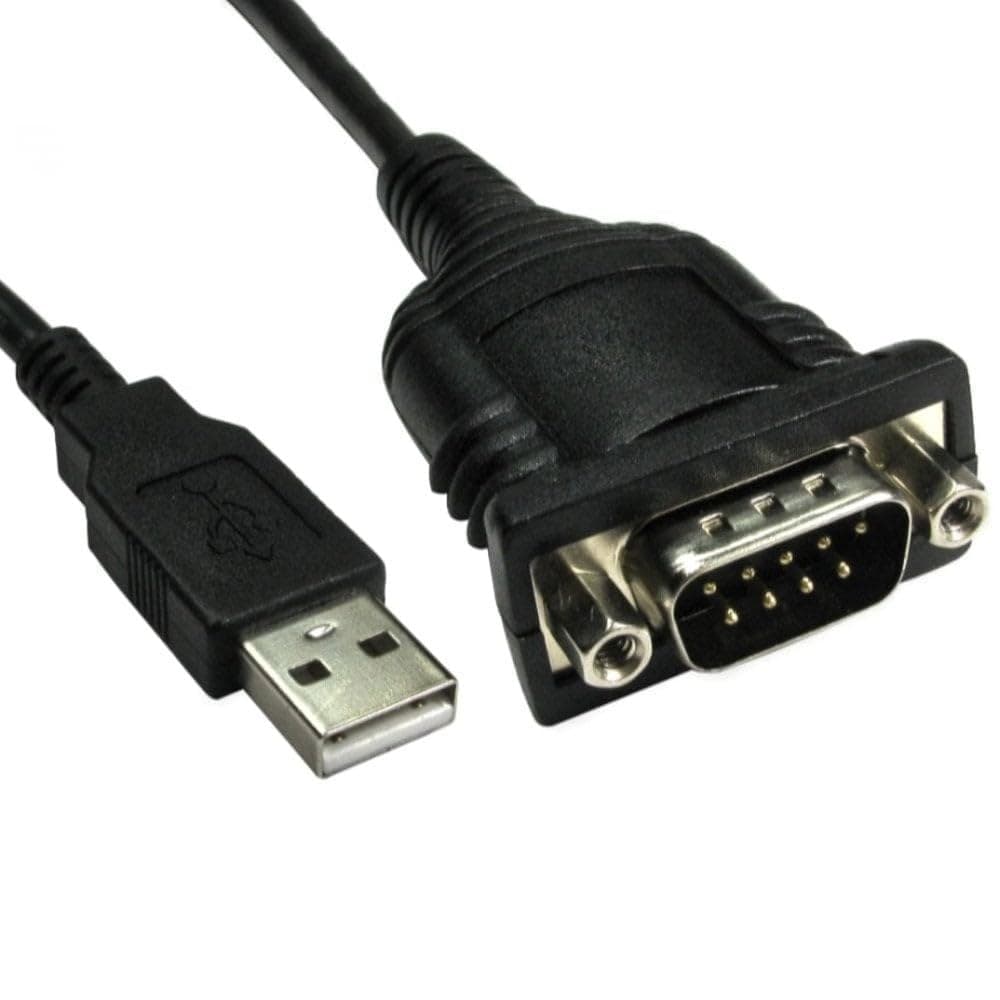 NEWlink USB to RS-232 Serial Adapter Cable, USB Type-A Male to 9-Pin Male, 20cm (NLUSB-0039A) - Image 1