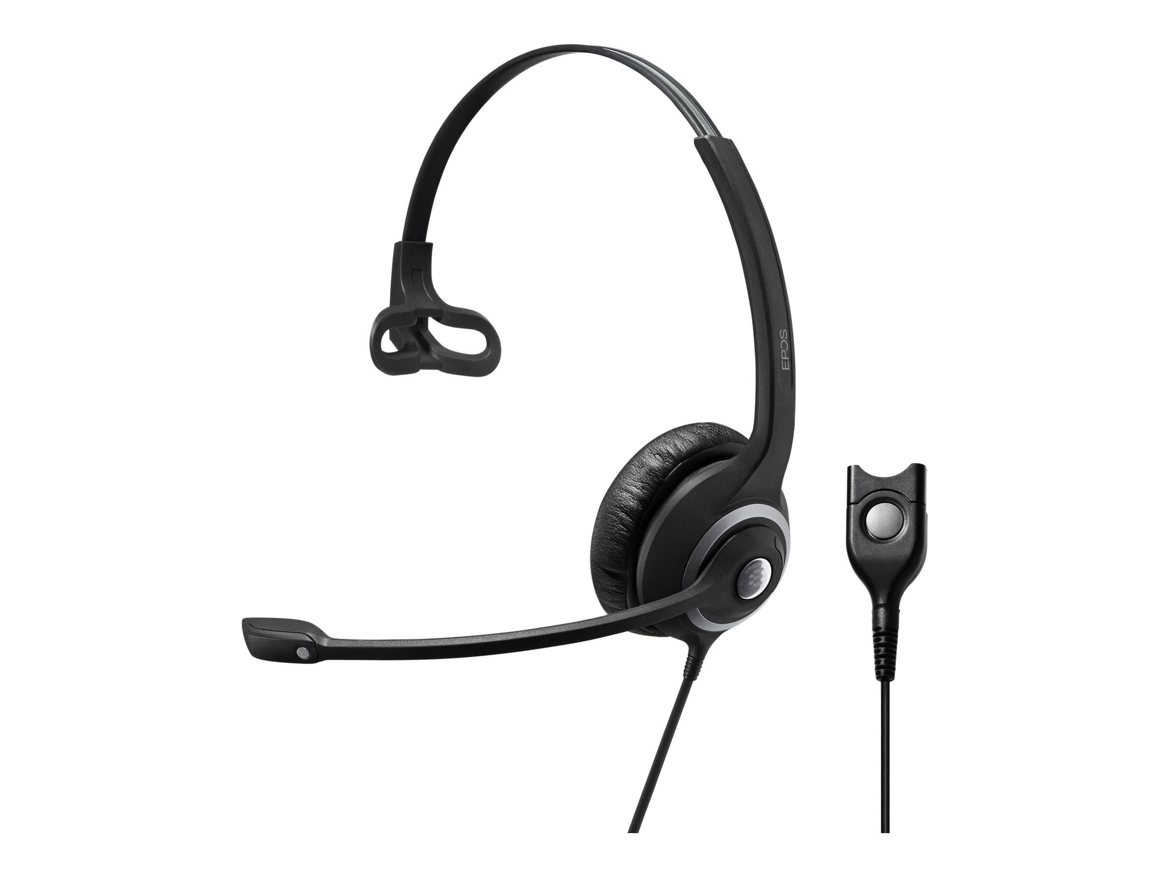 EPOS IMPACT SC 230 Monaural On-Ear Wired Headset - Easy Disconnect (ED), Noise-Cancelling Mic