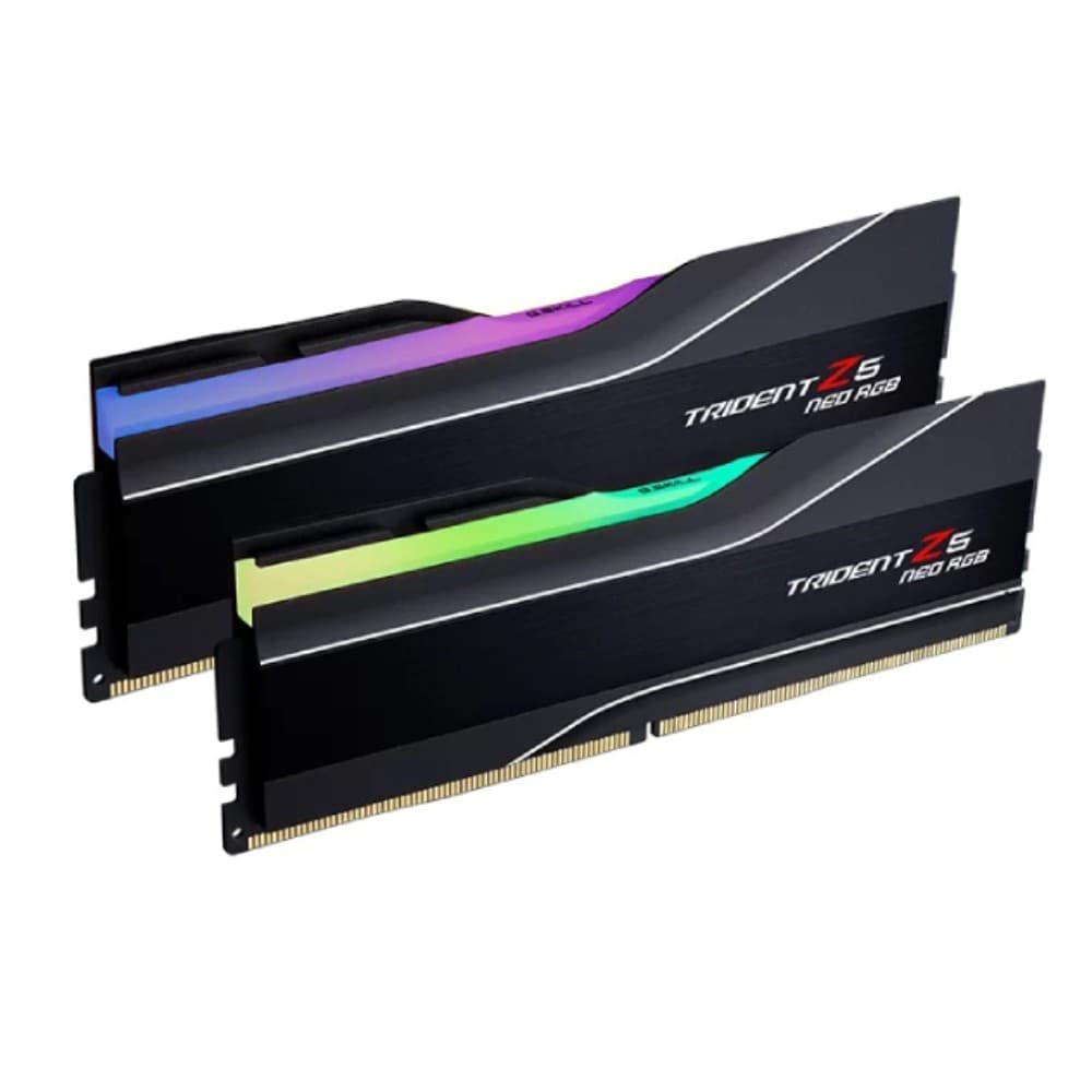 G.Skill Trident Z5 Neo RGB F5-6000J3040G32GX2-TZ5NR 64GB (2 x 32GB) 6000 MHz CL30 DDR5 AMD EXPO Desktop RAM