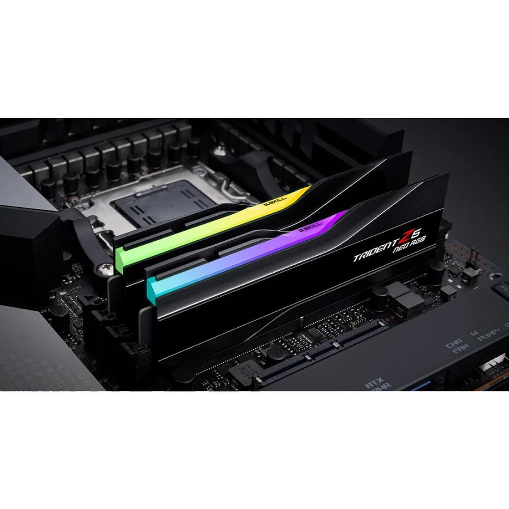 G.Skill Trident Z5 Neo RGB F5-6000J3040G32GX2-TZ5NR 64GB (2 x 32GB) 6000 MHz CL30 DDR5 AMD EXPO Desktop RAM - Image 3