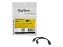 StarTech MUYHSFMM 3.5mm 4-Position to 2x 3-Position Headset Splitter Adapter F/M Black thumbnail 6