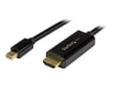 StarTech MDP2HDMM2MB Mini DisplayPort to HDMI Cable 4K 30Hz Black 2m thumbnail 2