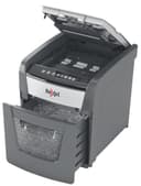 Rexel Optimum AutoFeed+ 50X Automatic Paper Shredder Cross-Cut P-4 50 Sheet Auto Feed 20L Bin 55 dB 22 cm Entry Width Black, Silver thumbnail 4