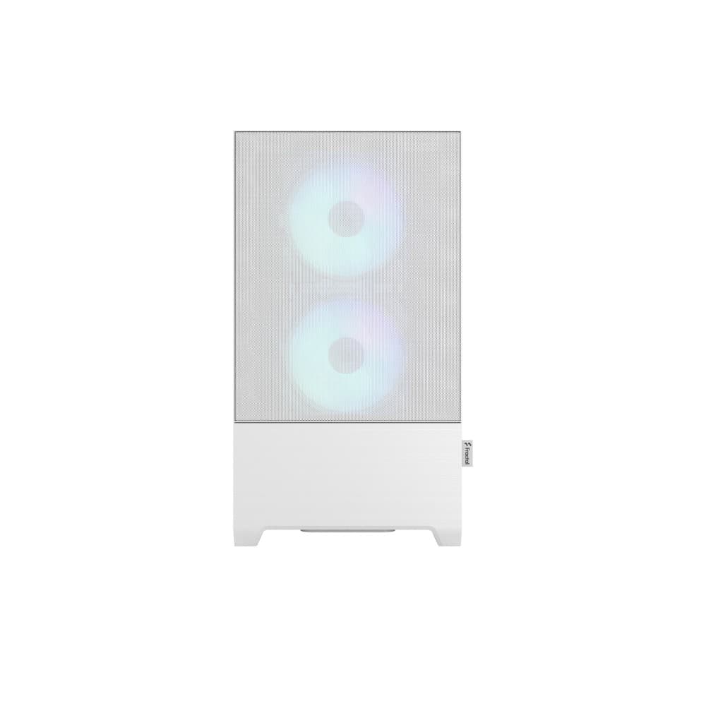 Fractal Design Pop Mini Air RGB White TG Clear Tint Micro-ATX Mini Tower PC Case (FD-C-POR1M-01) - Image 2