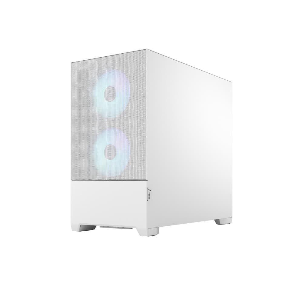 Fractal Design Pop Mini Air RGB White TG Clear Tint Micro-ATX Mini Tower PC Case (FD-C-POR1M-01) - Image 3