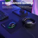 Trust Gaming GXT 790 Tridox 3 In 1 Gaming PC Bundle Headset Mouse Mouse Mat Black thumbnail 4