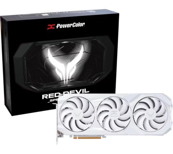 PowerColor Radeon RX 9070 XT Red Devil Spectral White 16GB GDDR6 Graphics Card - Image 3