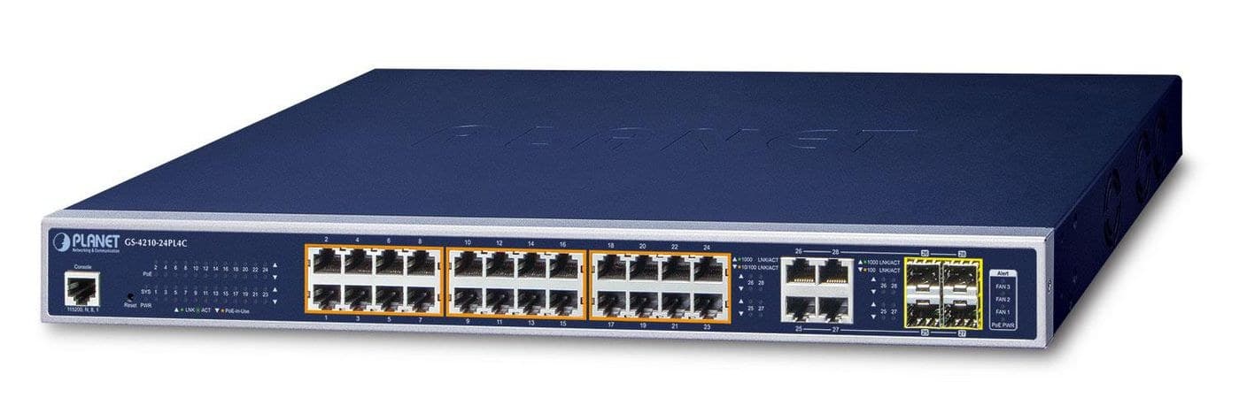IPv6/IPv4, 24-Port Managed
