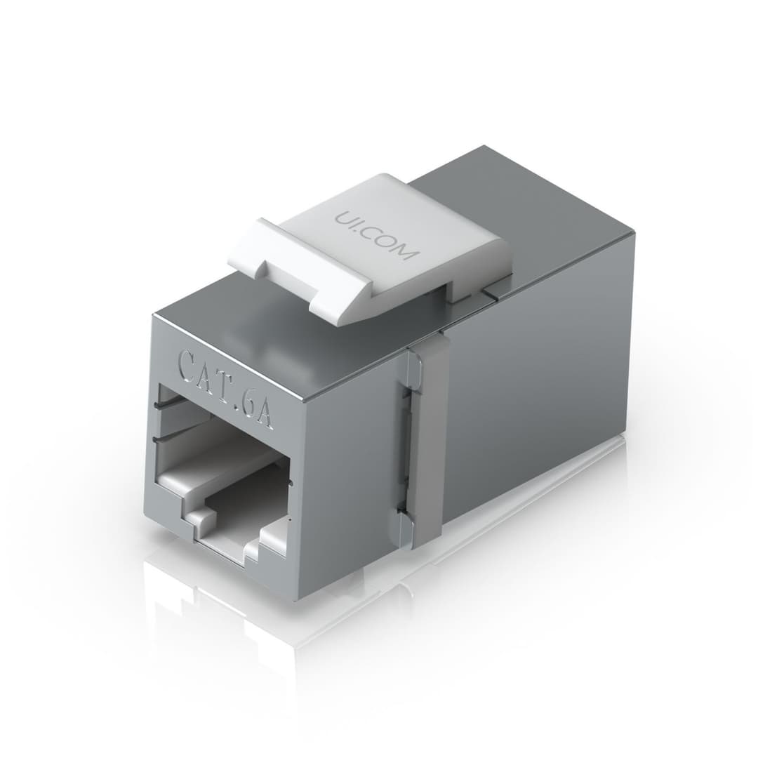 Pass-through Cat6A keystone - Image 1