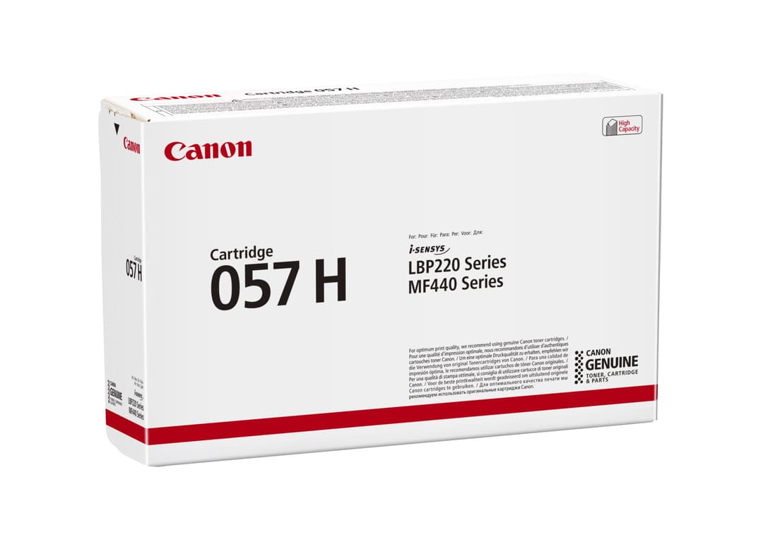 Canon i-SENSYS 057H High Capacity Toner Cartridge 1 pc(s) Original Black 10,000 Pages for i-SENSYS LBP220 & MF440 Series - Image 2