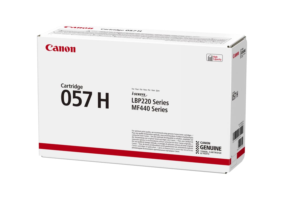 Canon i-SENSYS 057H High Capacity Toner Cartridge 1 pc(s) Original Black 10,000 Pages for i-SENSYS LBP220 & MF440 Series - Image 3