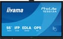iiyama TE5513A-B2AG Signage Display Interactive flat panel 138.7 cm (54.6") Wi-Fi 500 cd/m² 4K Ultra HD Black Touchscreen Built-in processor Android 24/7 thumbnail 3