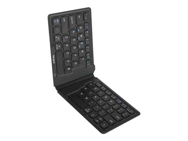 TARGUS AKF003UK Antimicrobial Folding Ergonomic Bluetooth Wireless Keyboard UK Layout Black