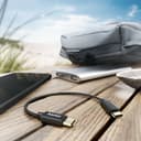 Hama USB-C to USB-C Charging Cable, 0.2 m, Black thumbnail 2
