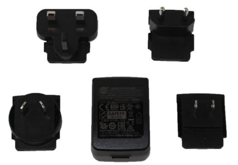 Datalogic 94ACC0383 Power Wall Adapter Kit with 4 Regional Plug Adapters for Memor 30/35 - Image 1