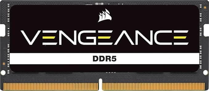 Corsair Vengeance DDR5 SODIMM 32GB Laptop Memory 4800MHz CL40 - Black