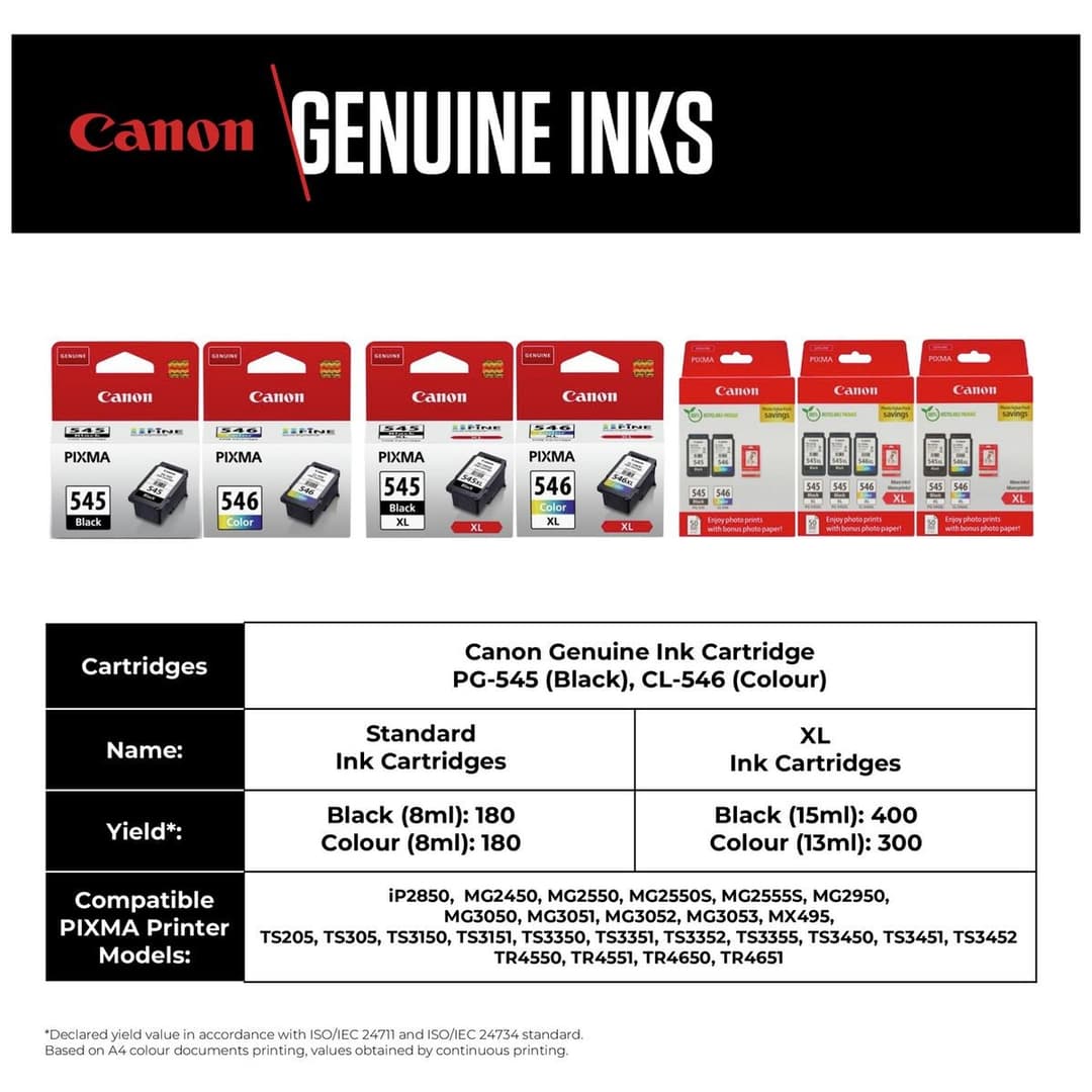 Canon CL-546 Original Ink Cartridge Cyan, Magenta, Yellow - Image 2