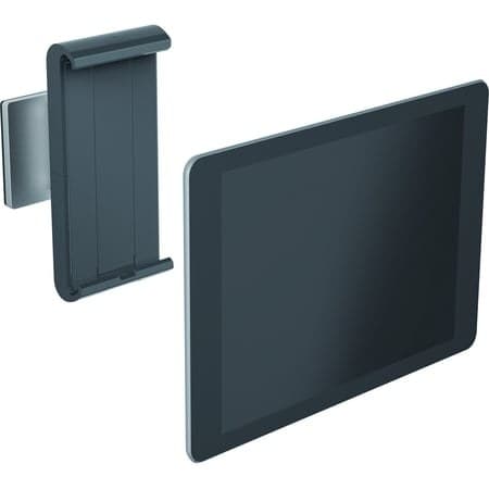 Durable Tablet Holder Wall 893323 Universal Aluminium Lockable 360 Rotating Wall Mount for 7-13" Tablets, Silver - Image 2