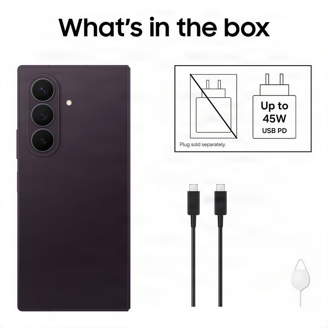 Samsung Galaxy Z Fold8 Ultra 5G 512GB 12GB RAM Smartphone - Violet - Image 9