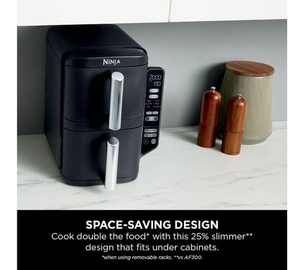 Ninja Double Stack SL300UK Air Fryer - Black - Image 3