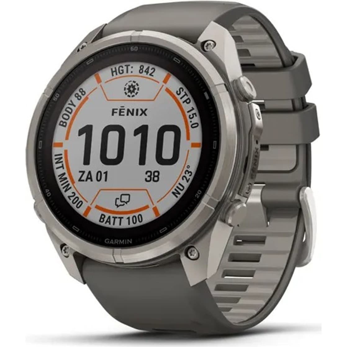Garmin Fenix 9 Pro INREACH Watch Solar 51mm Sapphire Titanium Pebble Grey