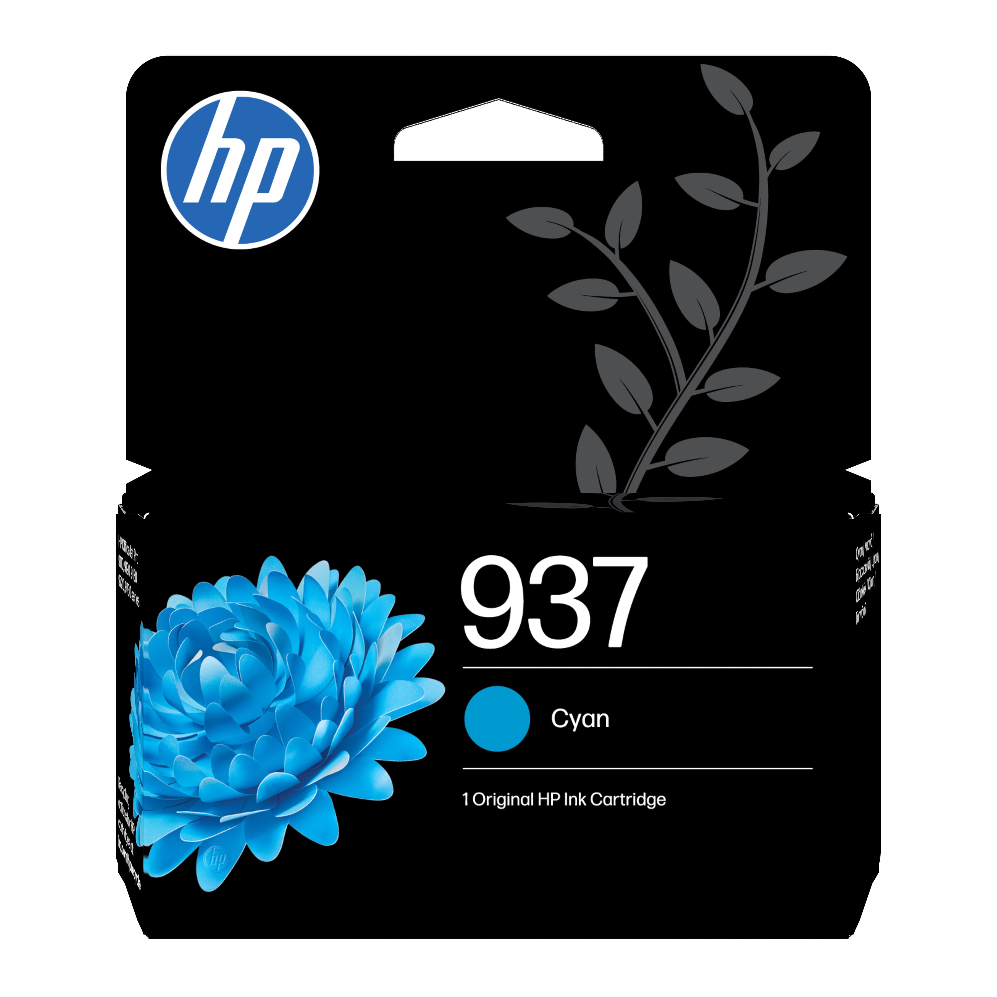 HP 937 Cyan Original Ink Cartridge