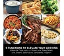 Ninja Foodi OP350UK 9-in-1 Multi Cooker & Air Fryer 6L Black & Silver thumbnail 2