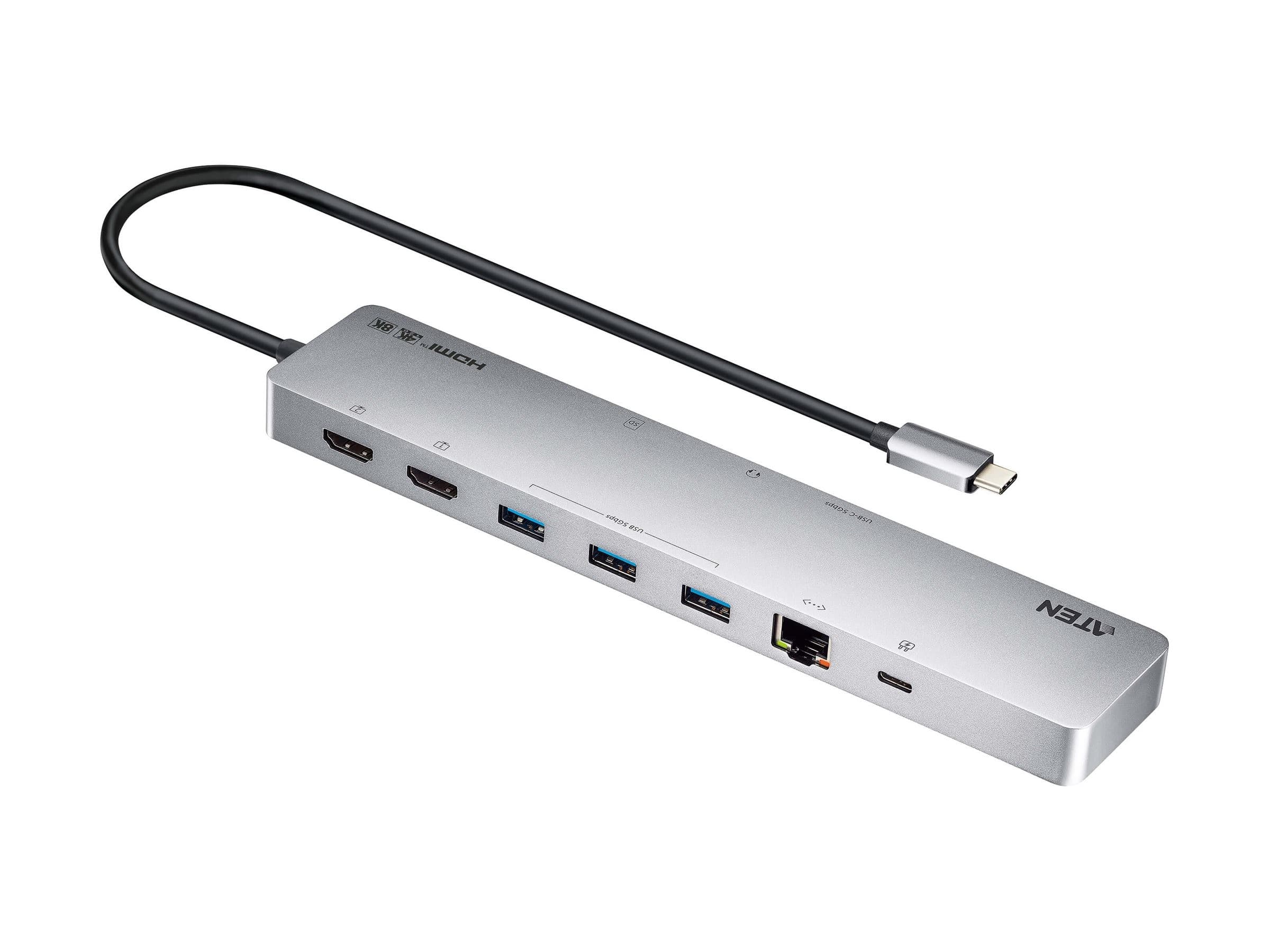 ATEN UH3240 11-in-1 USB-C Docking Station Dual HDMI