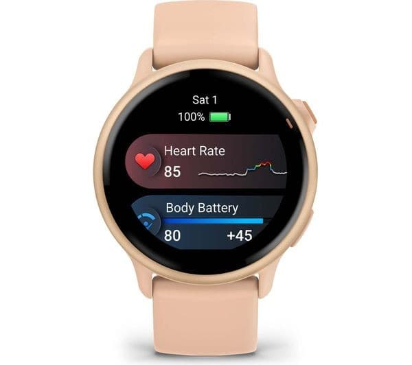 Garmin Vivoactive 6 Smartwatch 42mm Pink Dawn - Image 4