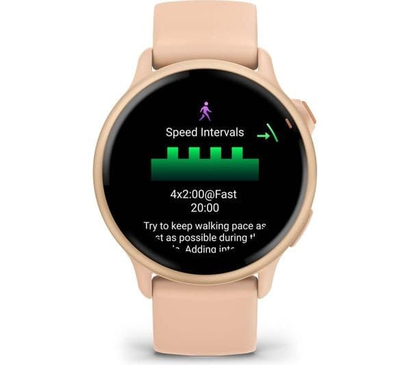Garmin Vivoactive 6 Smartwatch 42mm Pink Dawn - Image 5