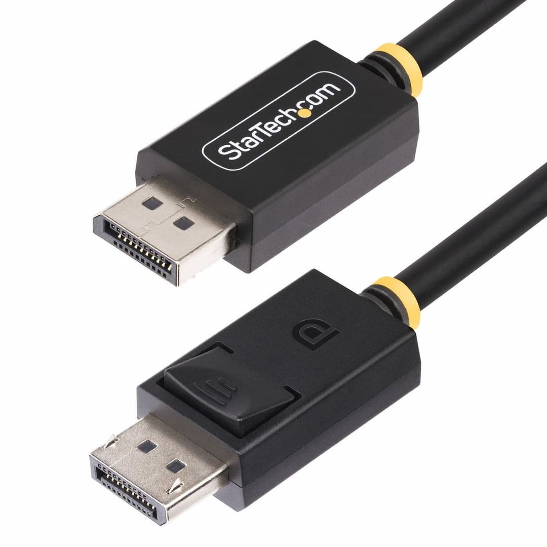 StarTech.com 2m DisplayPort 2.1 Cable, VESA Certified DP40 DisplayPort Cable w/UHBR10/HDR/HDCP 2.2, 8K 60Hz/4K 144Hz w/DSC 1.2a, 40Gbps, DP 2.1 Monitor Cable M/M - Image 1