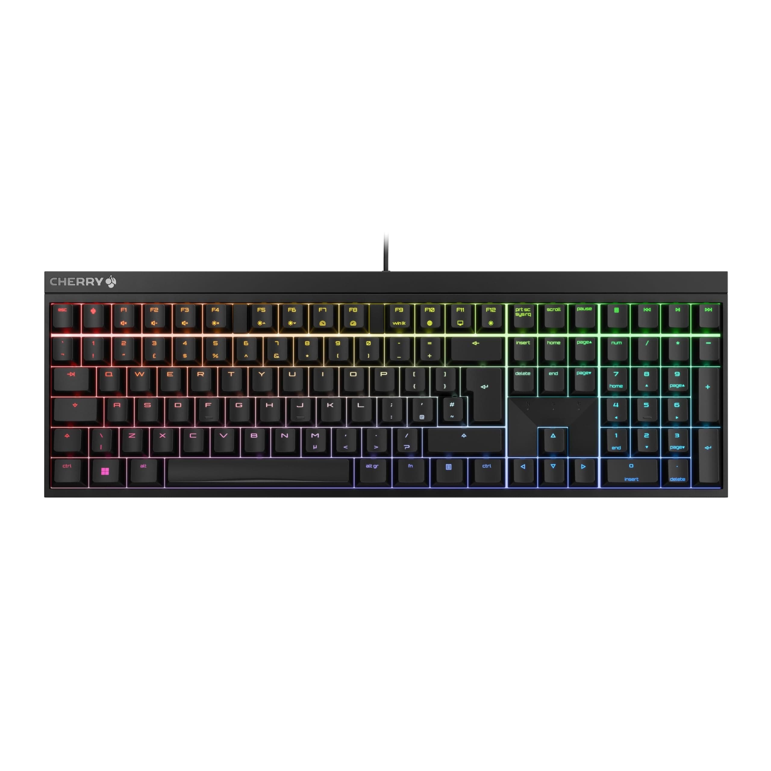 CHERRY MX 2.0S Mechanical Gaming Keyboard - Black