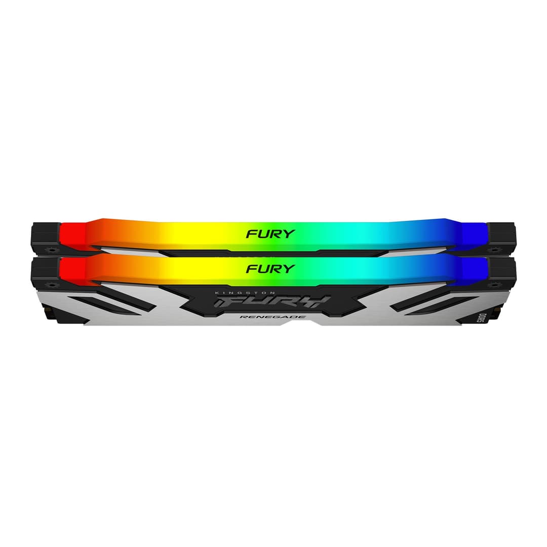 Kingston Technology FURY Renegade RGB 32GB (2 x 16GB) DDR5 6400MT/s CL32 DIMM Silver/Black Desktop Memory Kit - KF564C32RSAK2-32 - Image 2