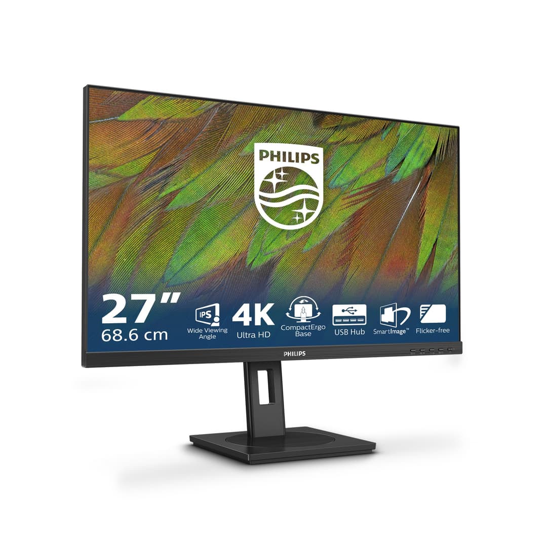 Philips 3000 series 27B1N3800/00 computer monitor 68.6 cm (27") 3840 x 2160 pixels 4K Ultra HD LCD Black - Image 2