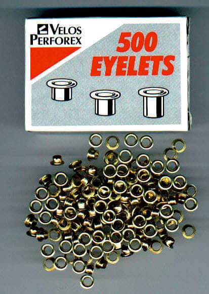 Rexel No. 2 Eyelets Brass 4.7mm x 4.2mm (500) - Image 2