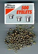 Rexel No. 2 Eyelets Brass 4.7mm x 4.2mm (500) thumbnail 2